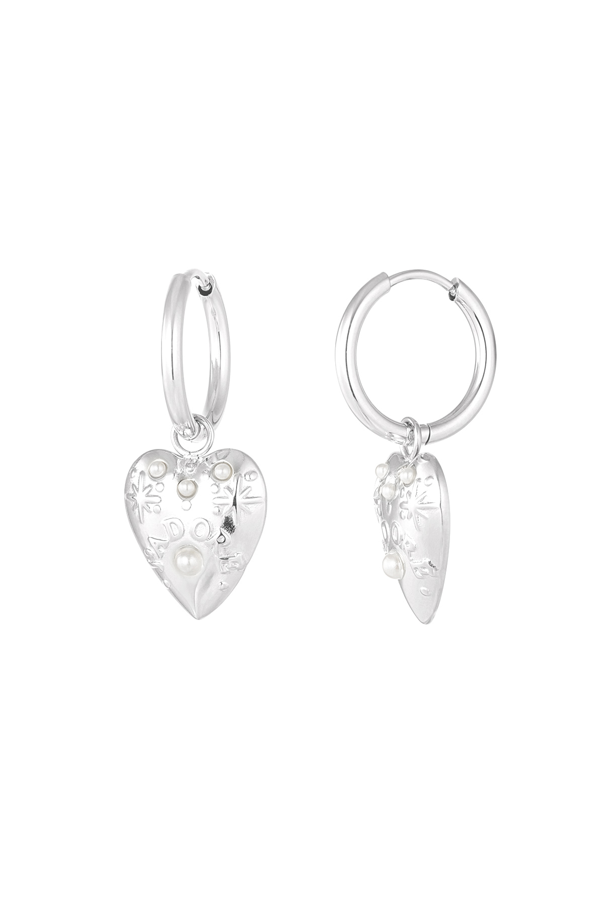 Earrings j'adore pearls - silver h5 