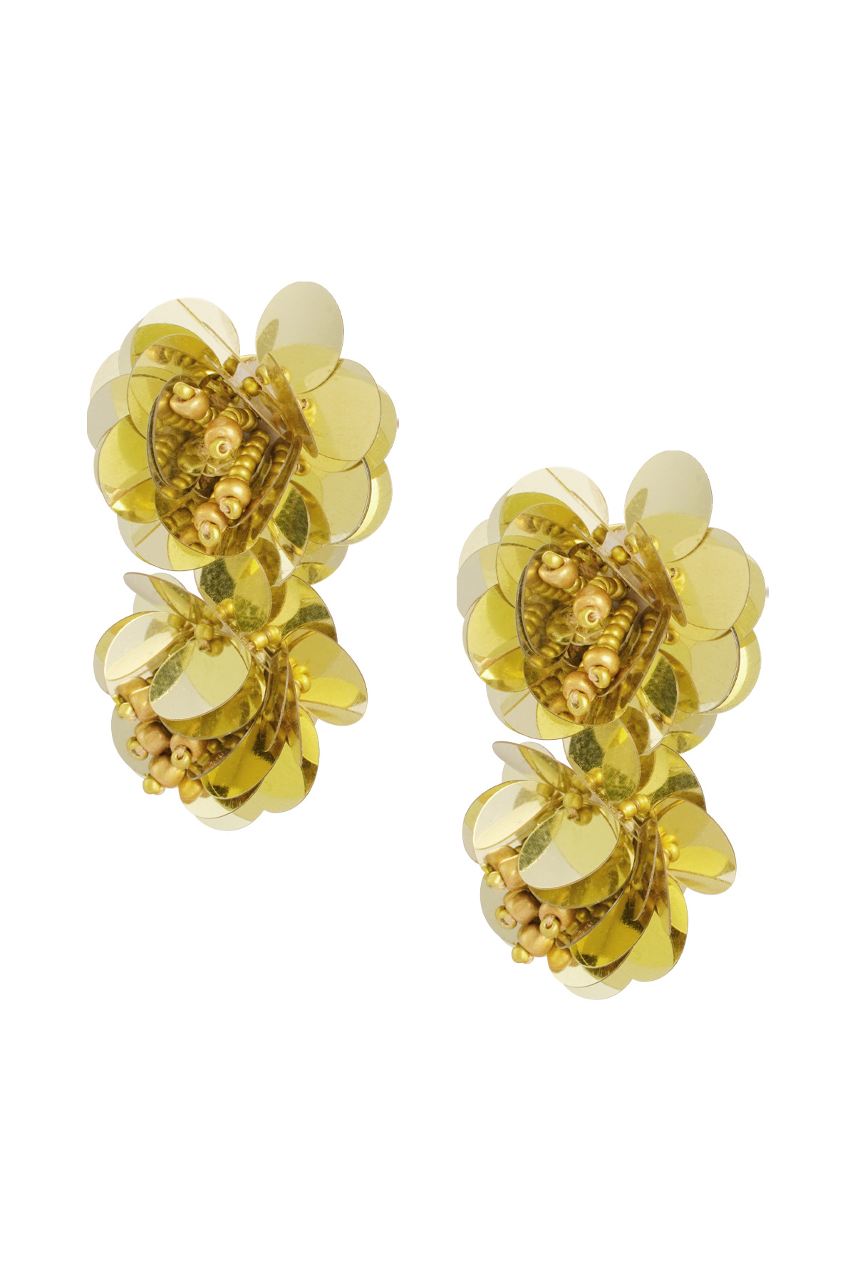 Earrings rose spirit - gold