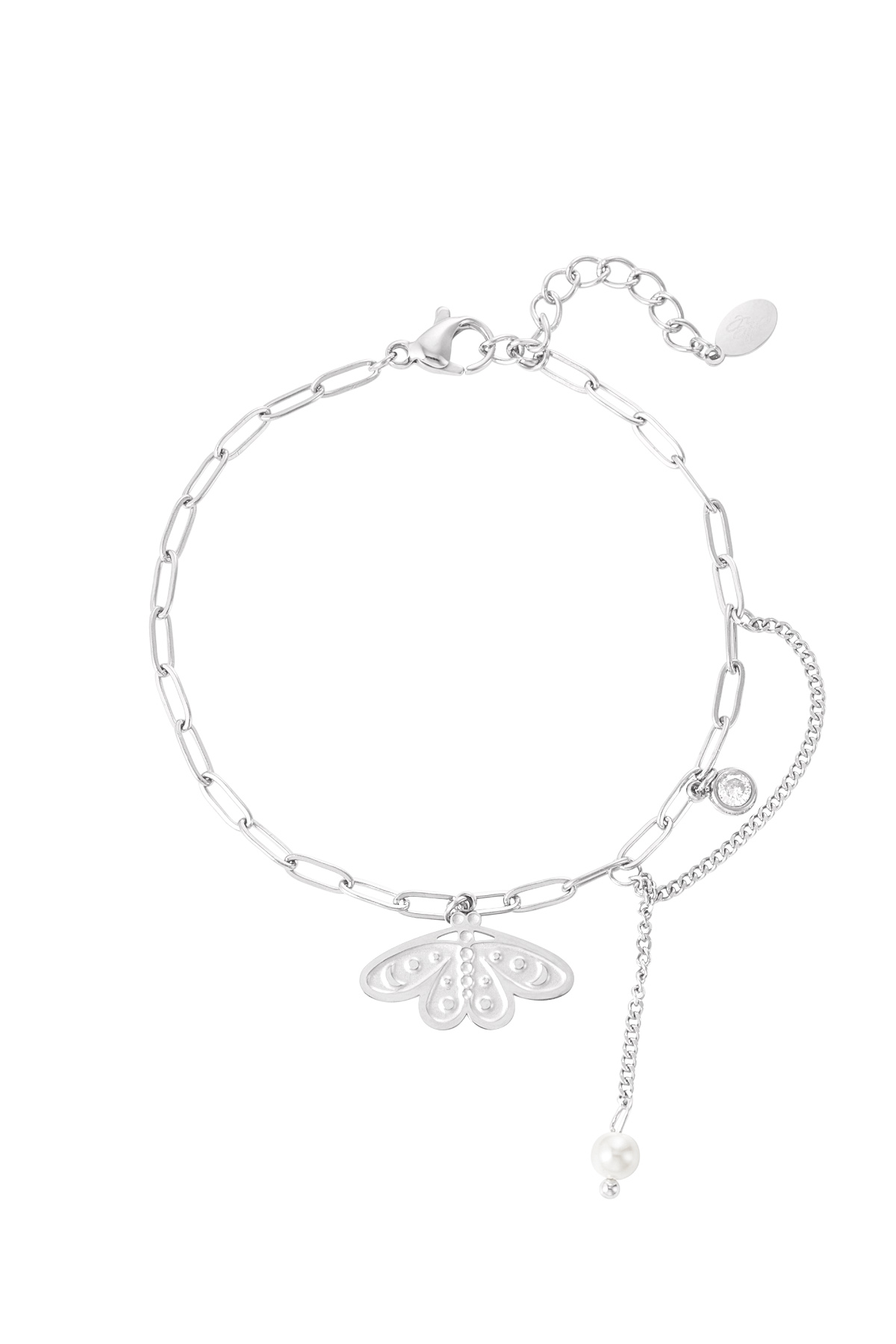 Armband winged angel - zilver