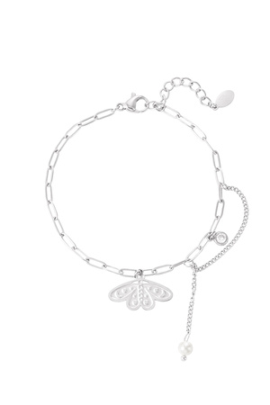 Armband winged angel - zilver h5 