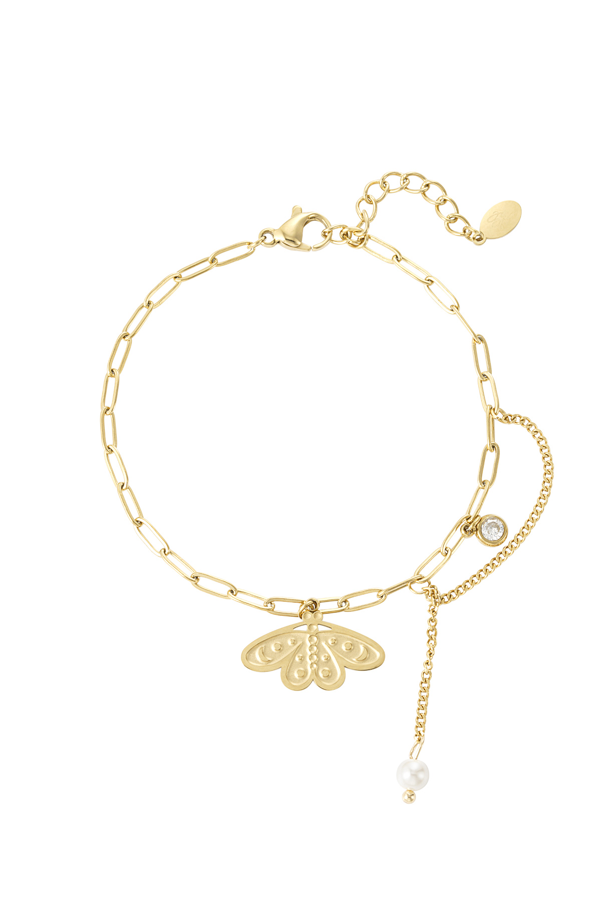 Bracelet ange ailé - or