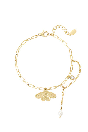 Bracelet winged angel - gold h5 