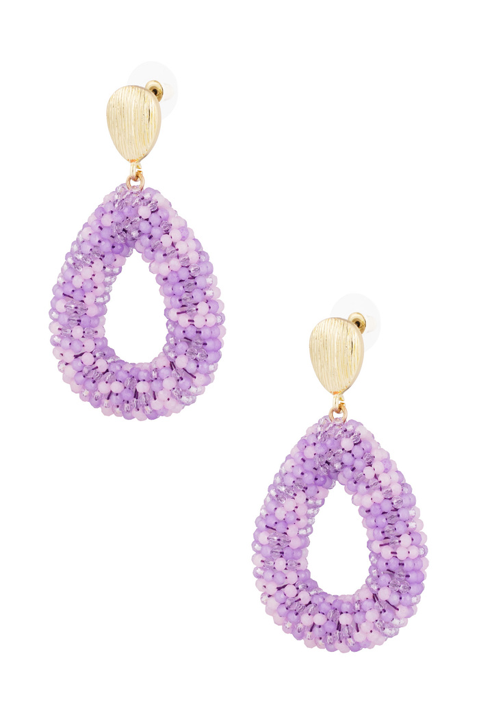 Discodip earring - lilac 