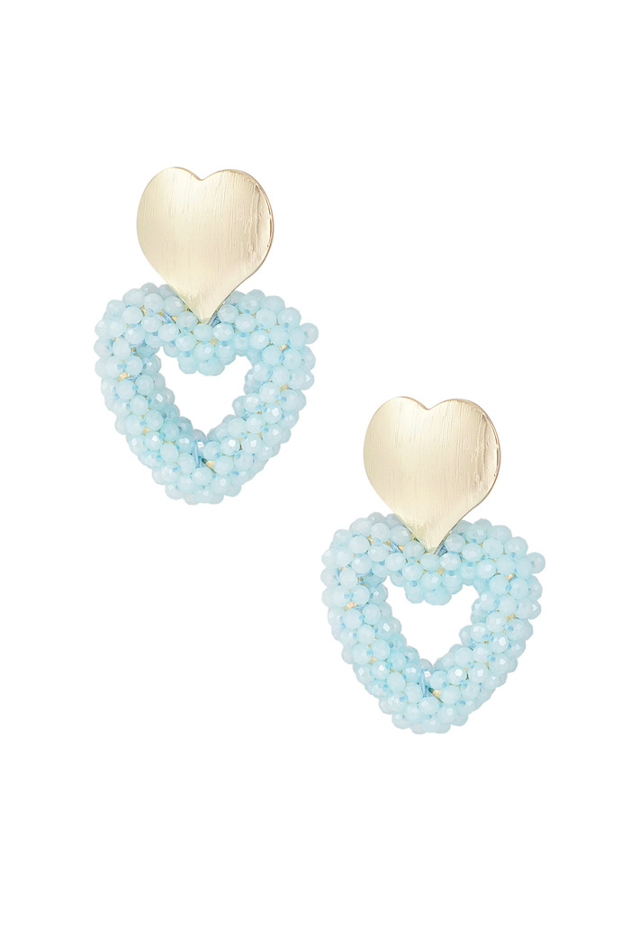 Earrings sweethearts - blue 