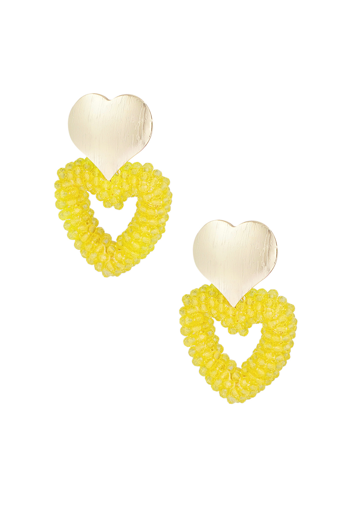 Pendientes novios - amarillo 2