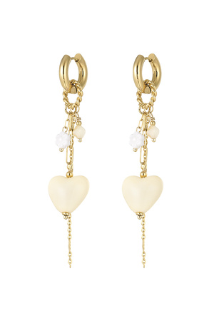 Ohrringe Love Party - Beige h5 