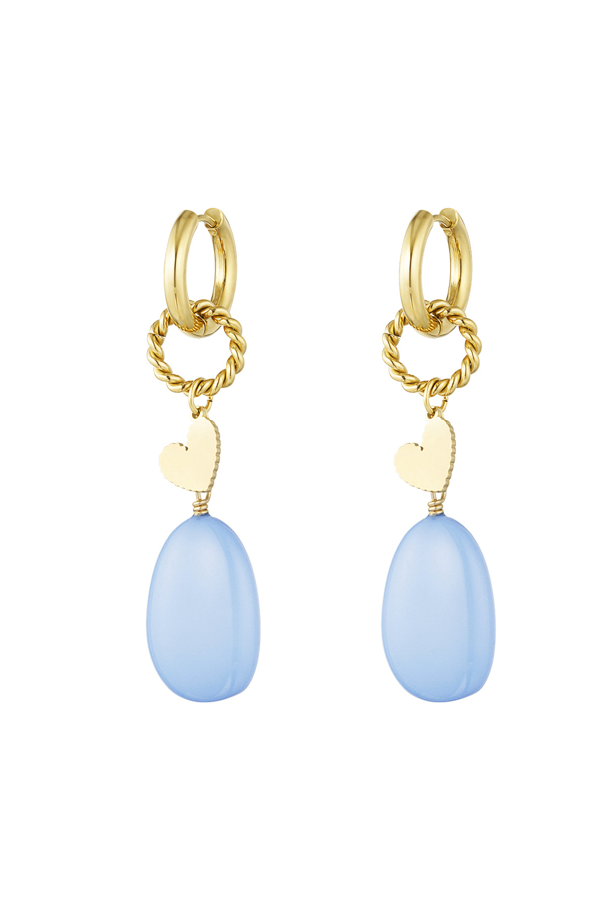 Earrings sea vibe - light blue h5 