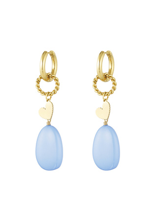 Earrings sea vibe - light blue h5 