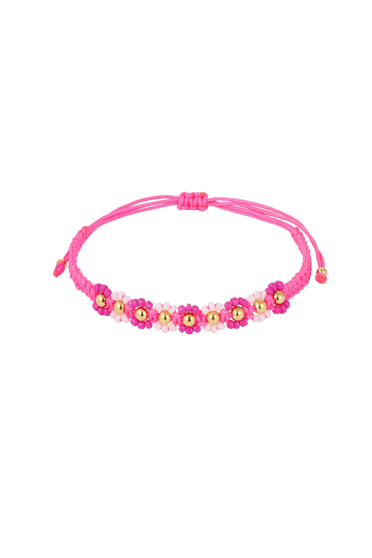 Summer flower party bracelet - fuchsia h5 