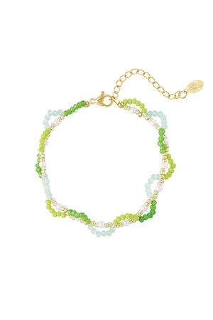 Amrband spring must have - green gold h5 