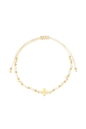 summer bracelet with beads - off-white h5 