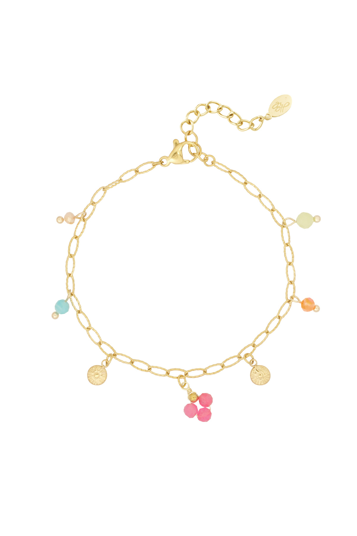 Bracelet summer love - Gold color 2