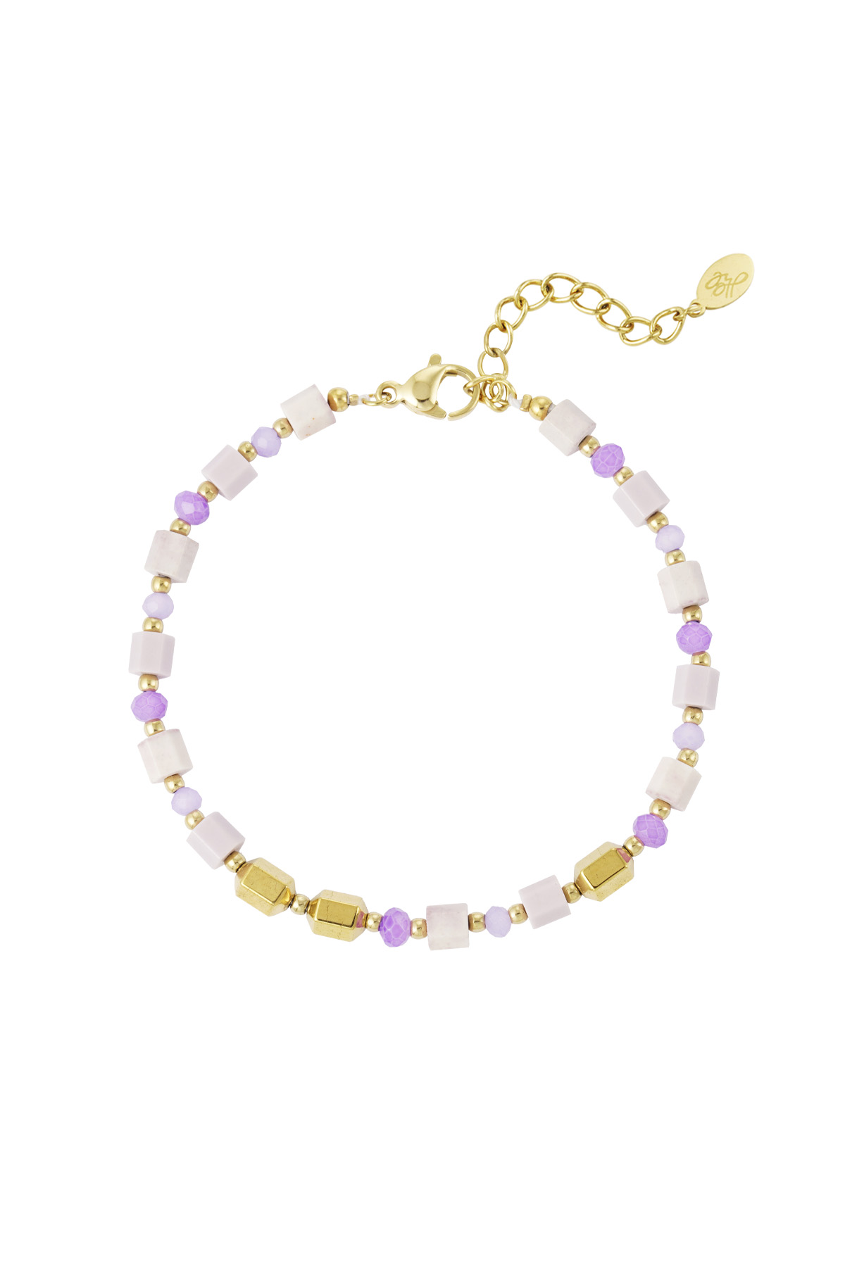 Armband vivid vibes - lila h5 