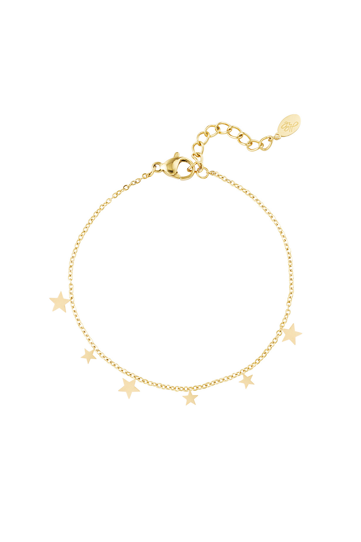 Cute star bracelet - Gold