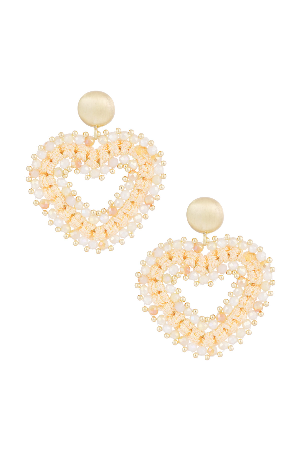 Earrings love all the way - Coral