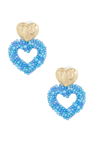 Earrings way to my heart - blue h5 