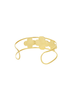 Blumenparty-Armband – Gold  h5 Bild5
