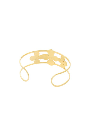 Bohemian flowerless armband - goud h5 Afbeelding3