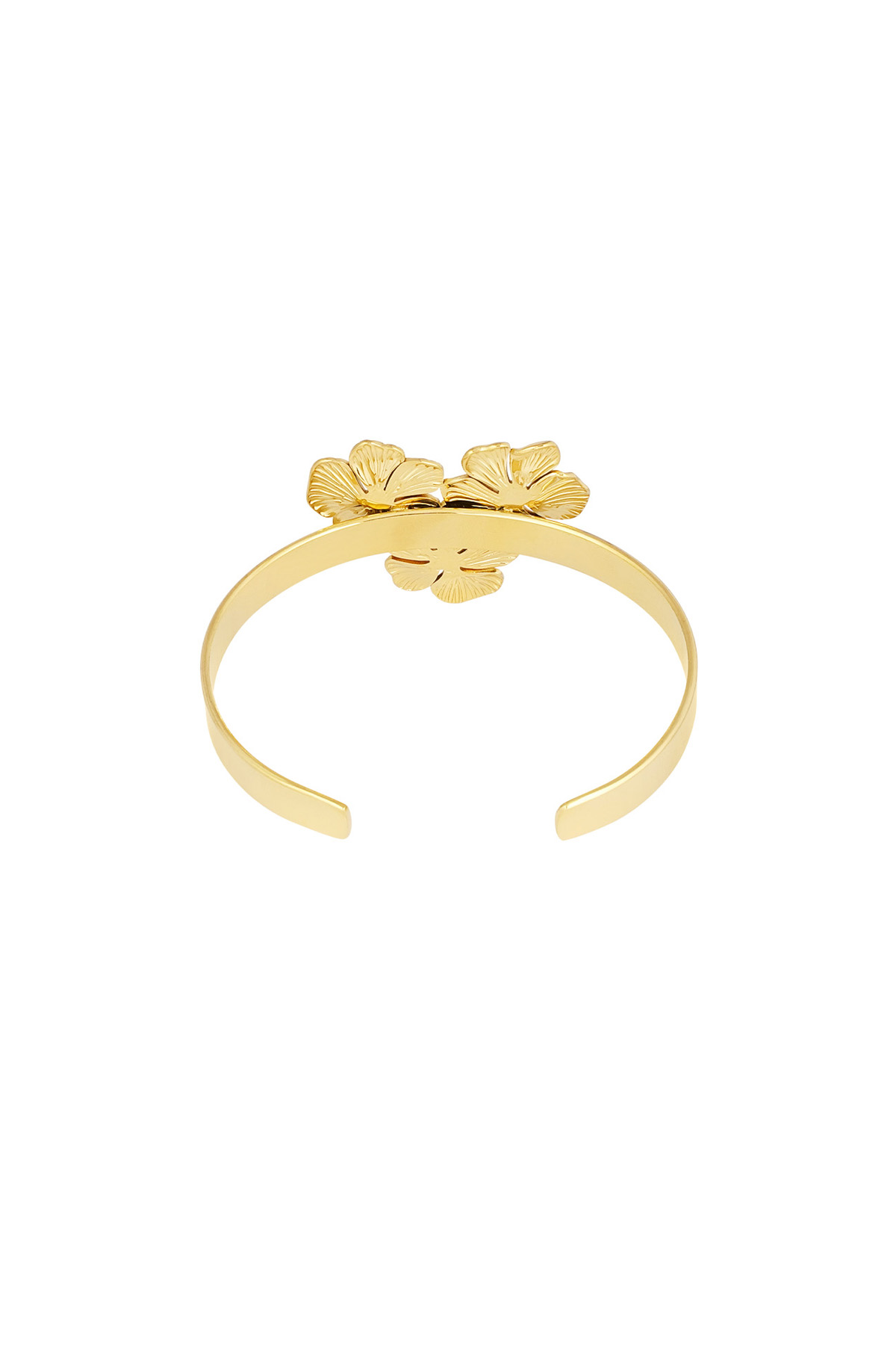 Bracelet de fête floral classique - doré  h5 Image5