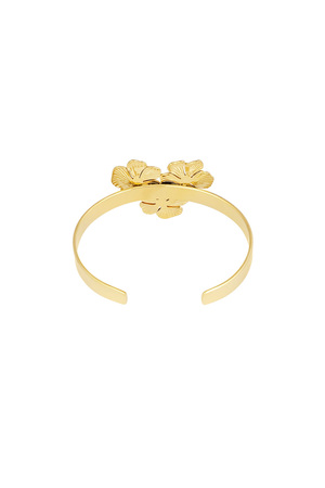 Bracelet de fête floral classique - doré  h5 Image5