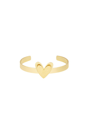 Double love ring - gold h5 