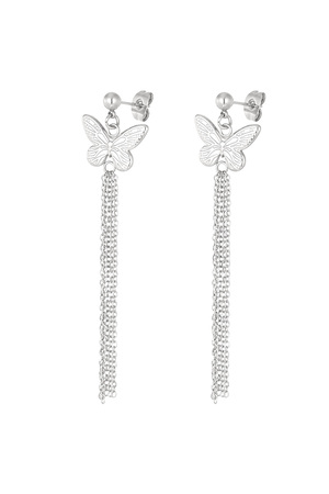Butterfly earrings with chains  h5 