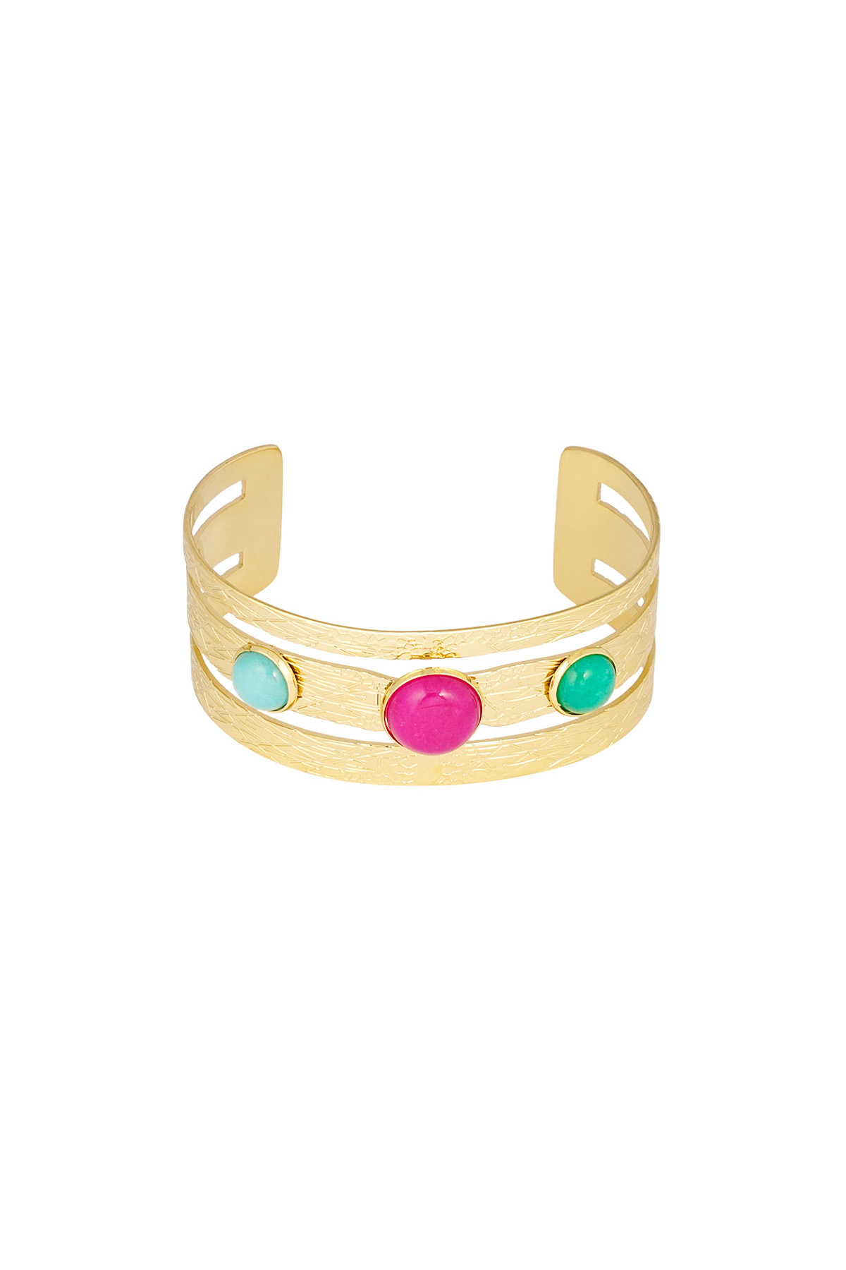 Bohemian aloha bracelet - gold