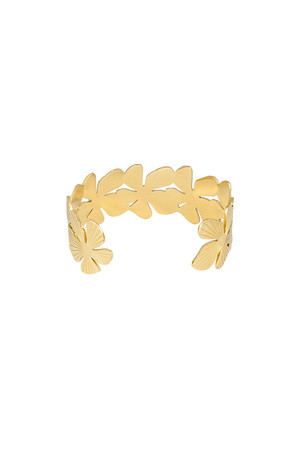 Bohemian island floral bracelet - Gold h5 Picture3