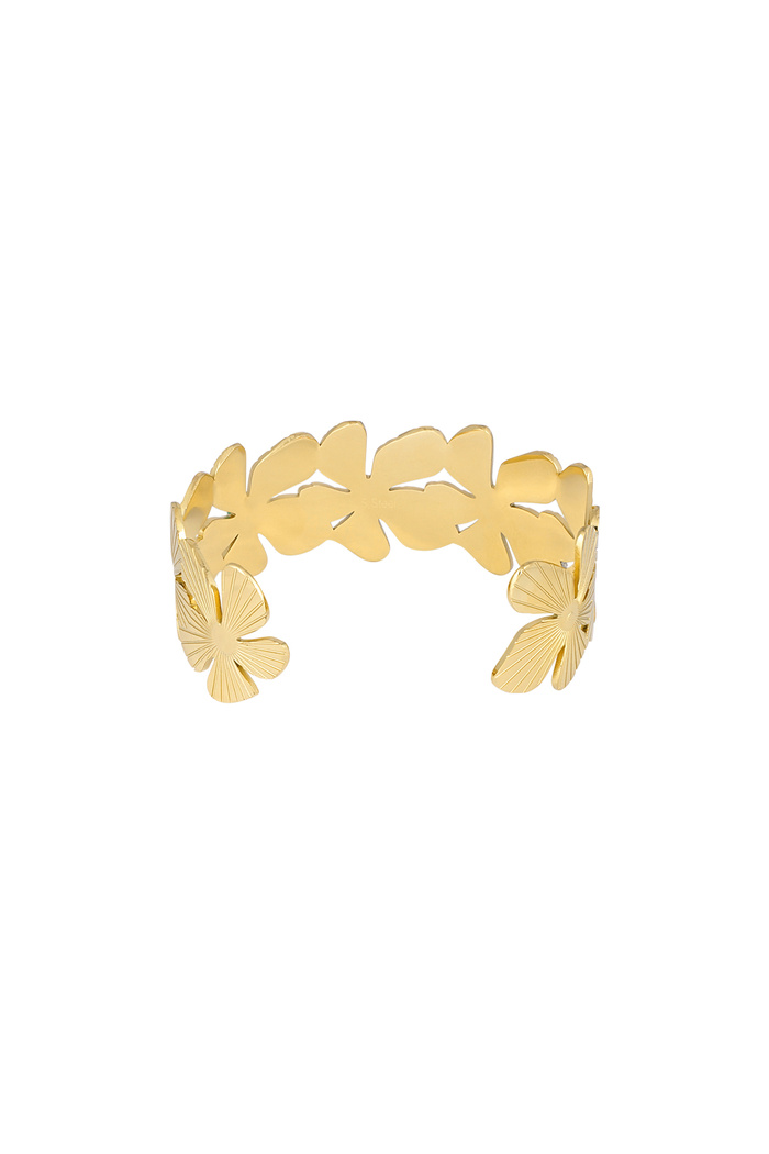 Bohemian island floral bracelet - Gold Picture3
