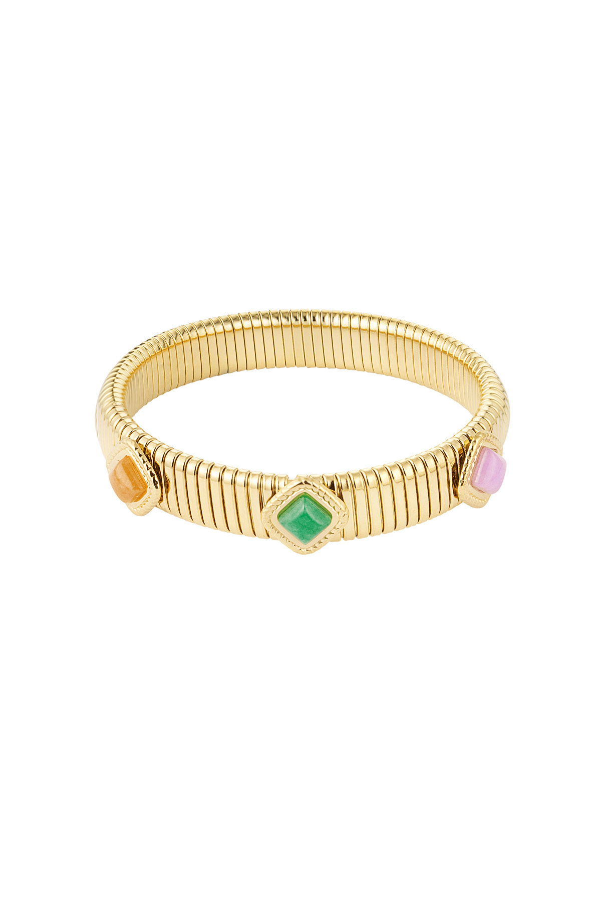 Bohemian eclectic bracelet - gold