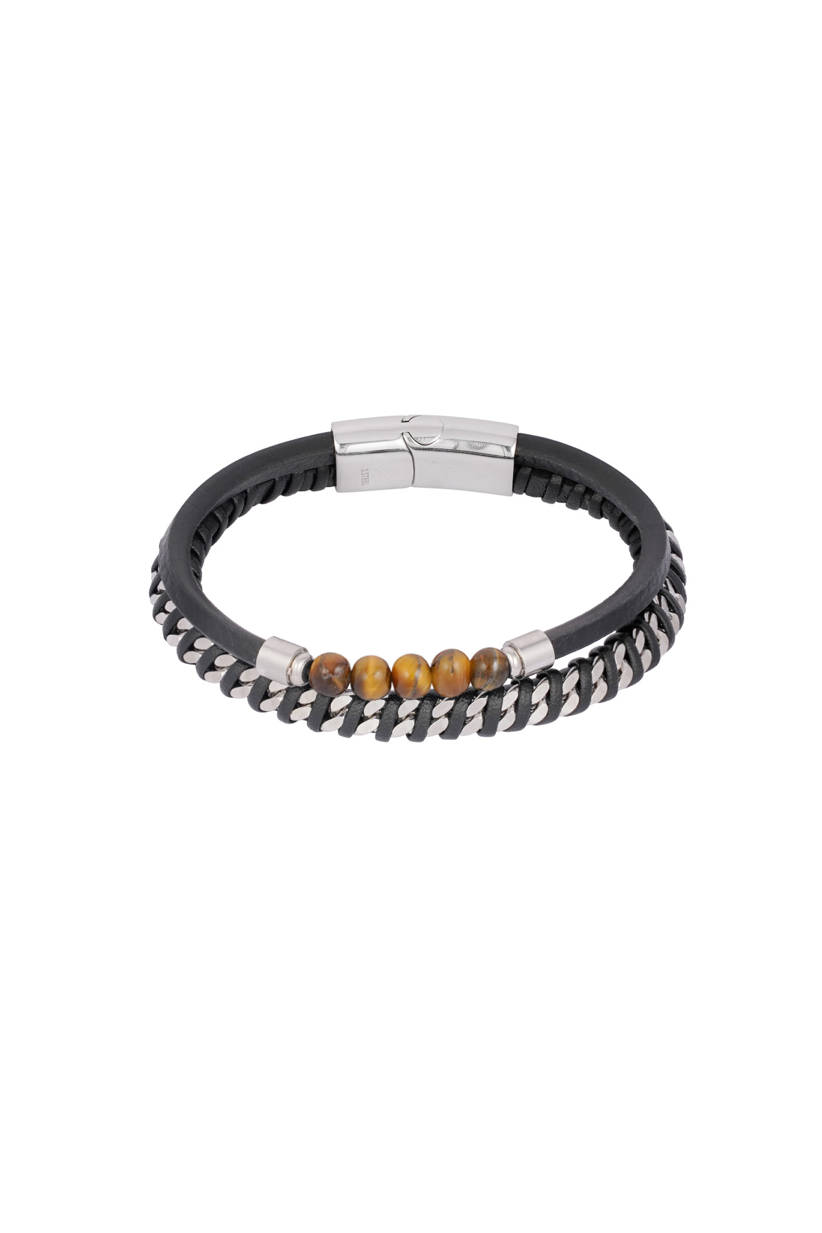 Men's bracelet momentum - brown black