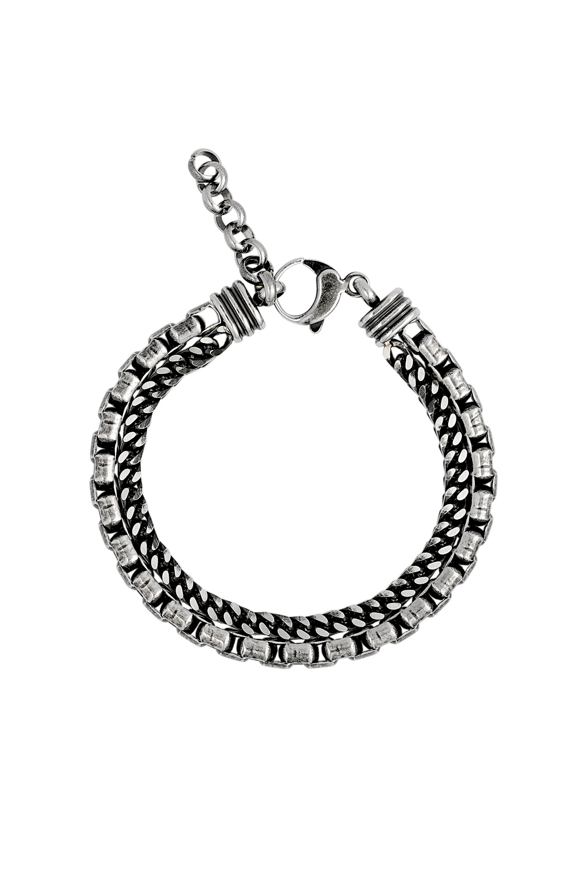 Men's bracelet apex - Silver Color color