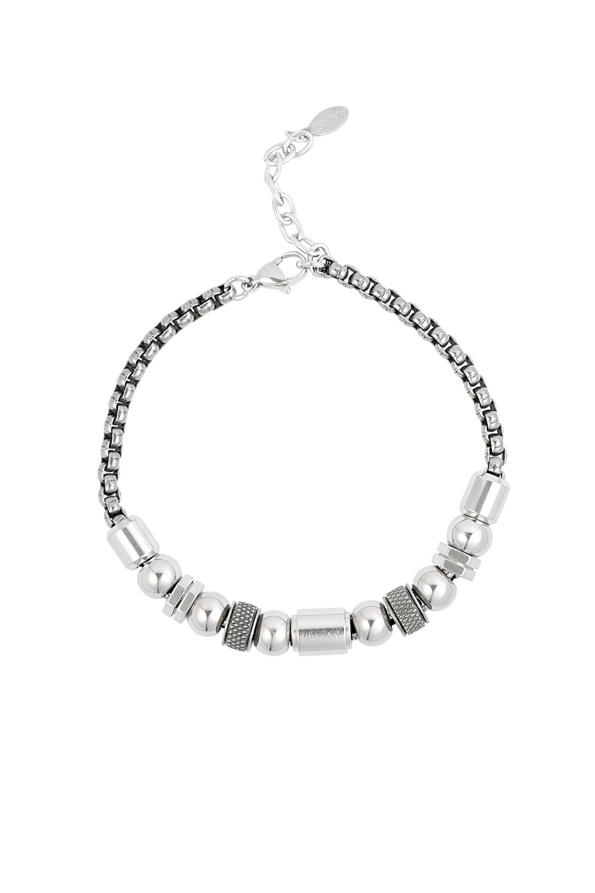 Men's bracelet omega wrap - silver h5 Picture3