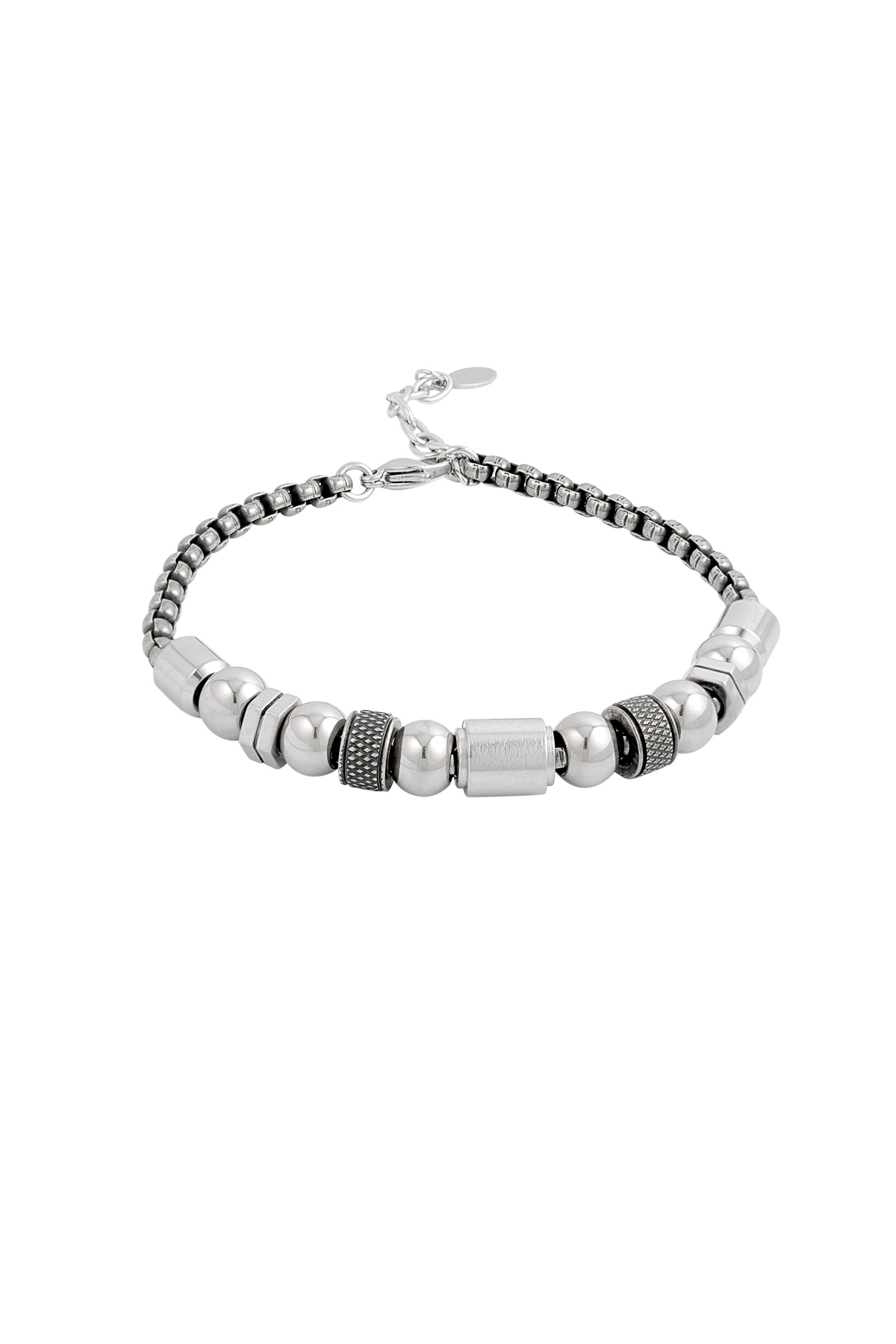 Pulsera de hombre omega wrap - plata 