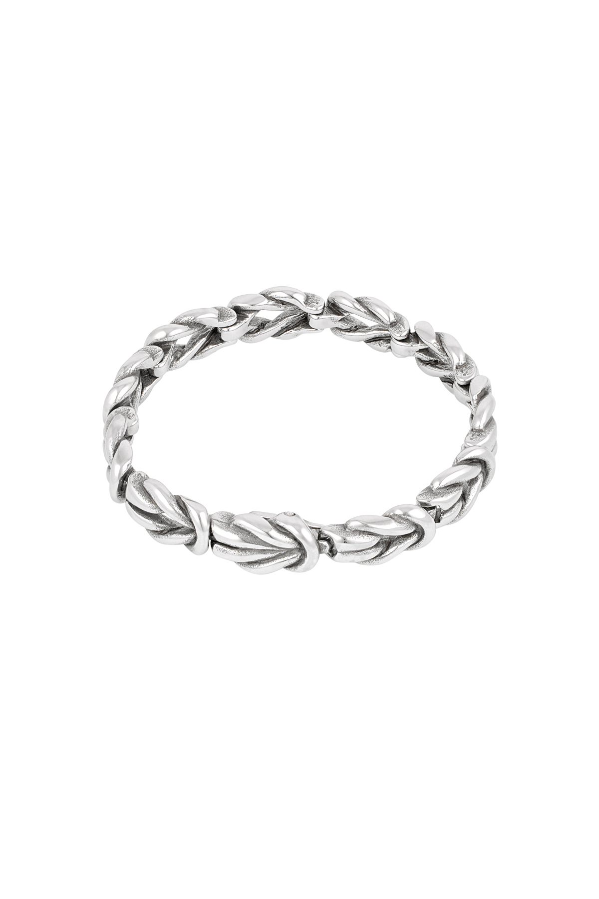 Men's bracelet vector wrap - silver h5 Picture2