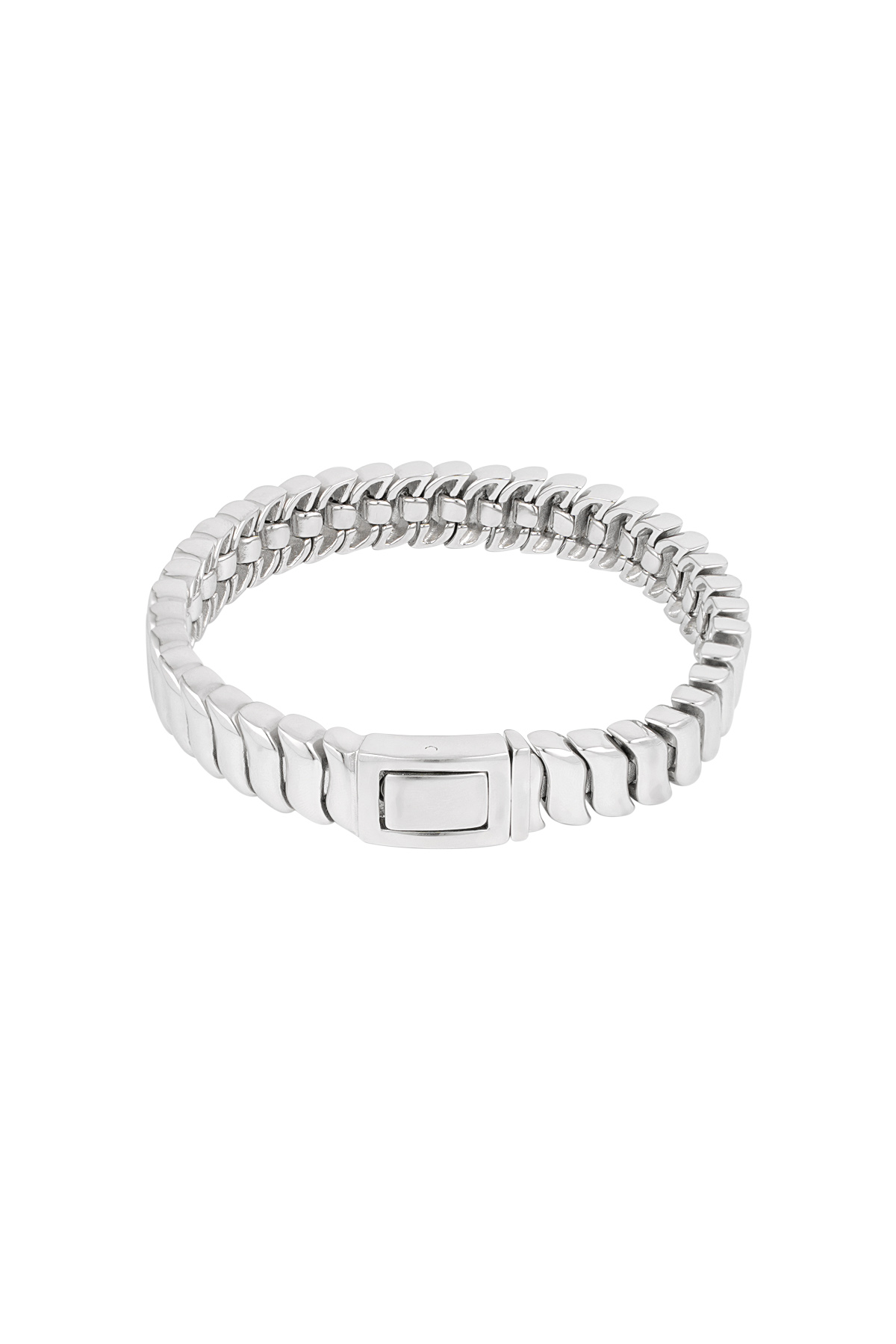 Men's bracelet urban link - silver h5 Picture3