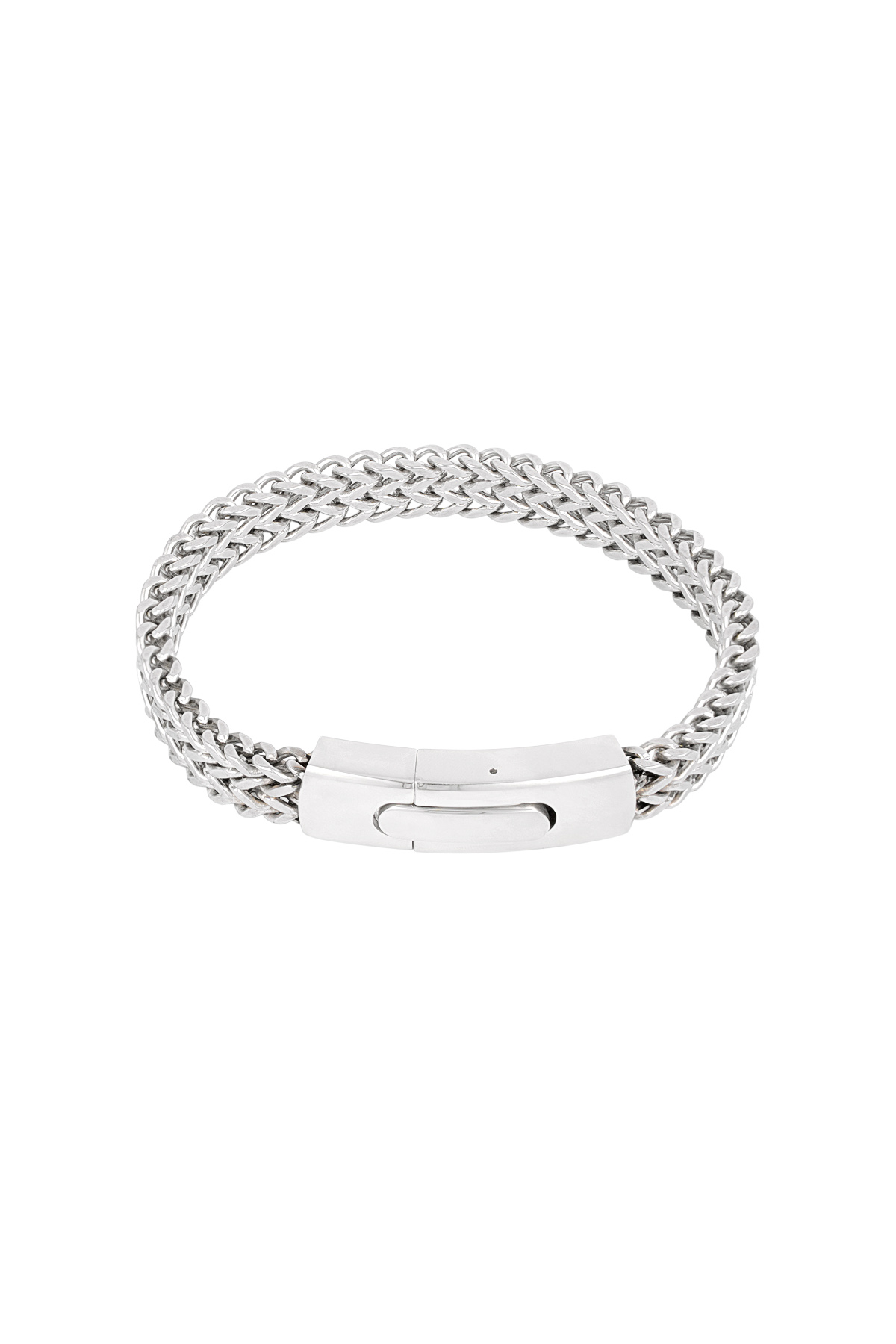 Men's bracelet steel stripe - silver h5 Picture2