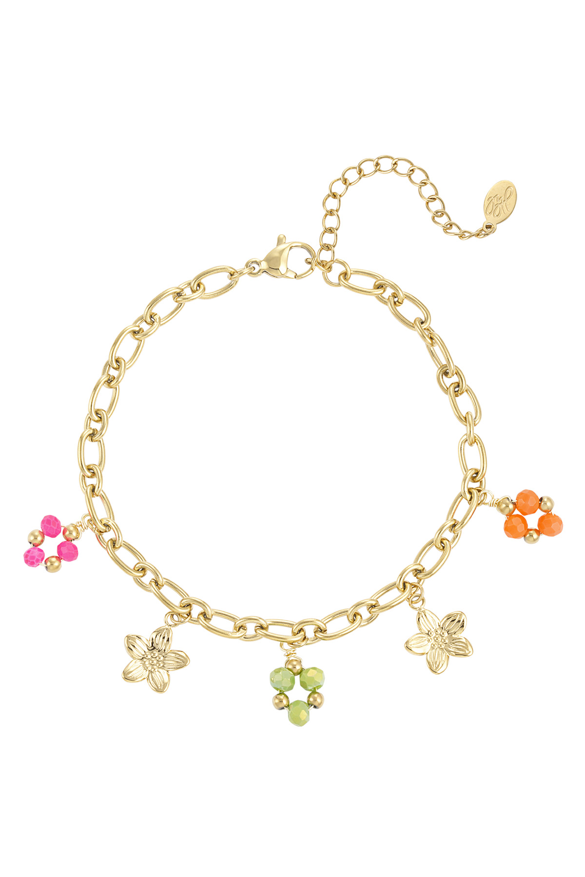 Charm bracelet happy place - Gold color