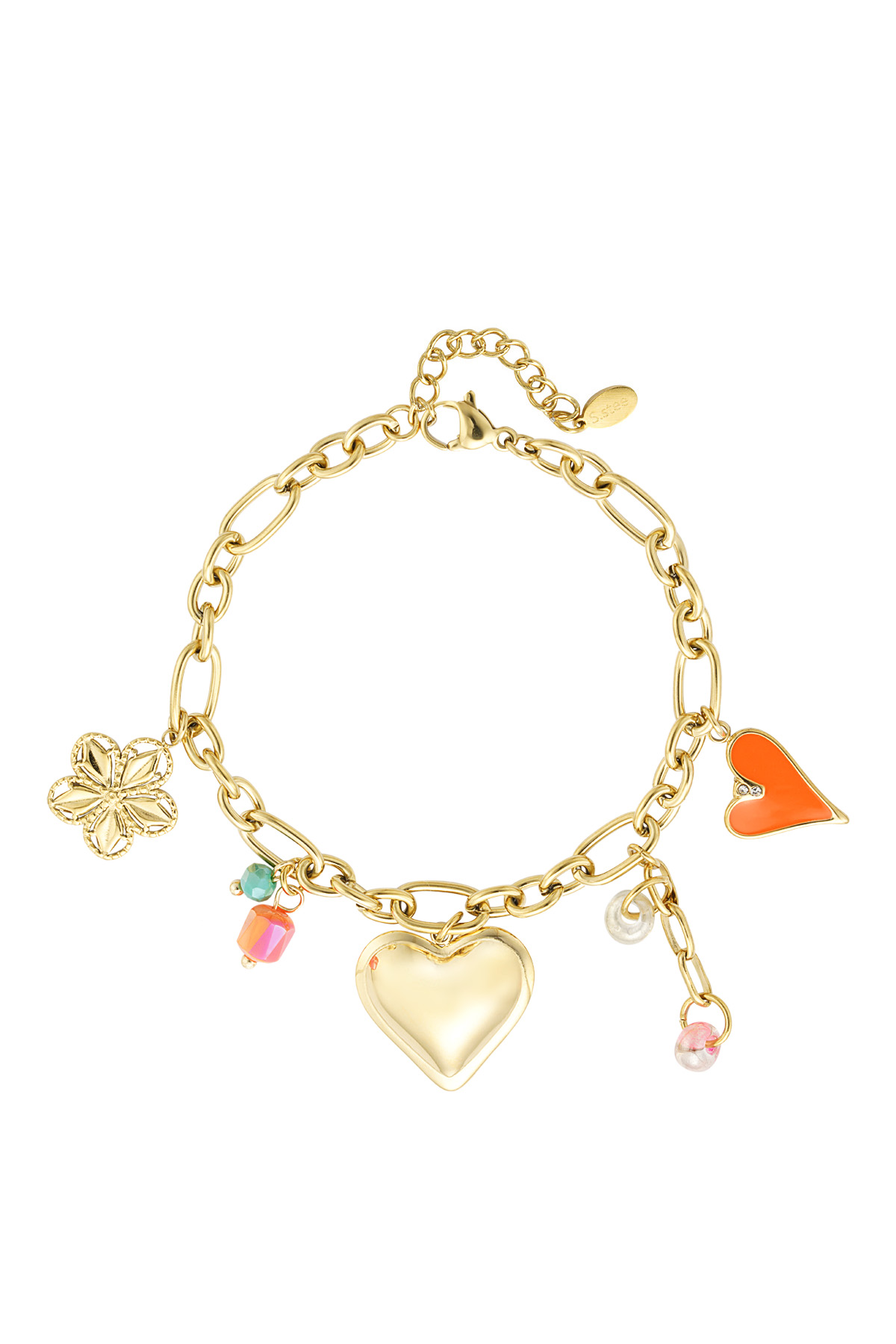 Charm bracelet summer of joy - gold h5 