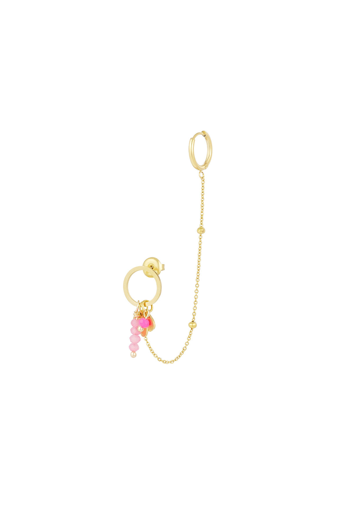 Earrings summer fling - pink gold h5 Picture5
