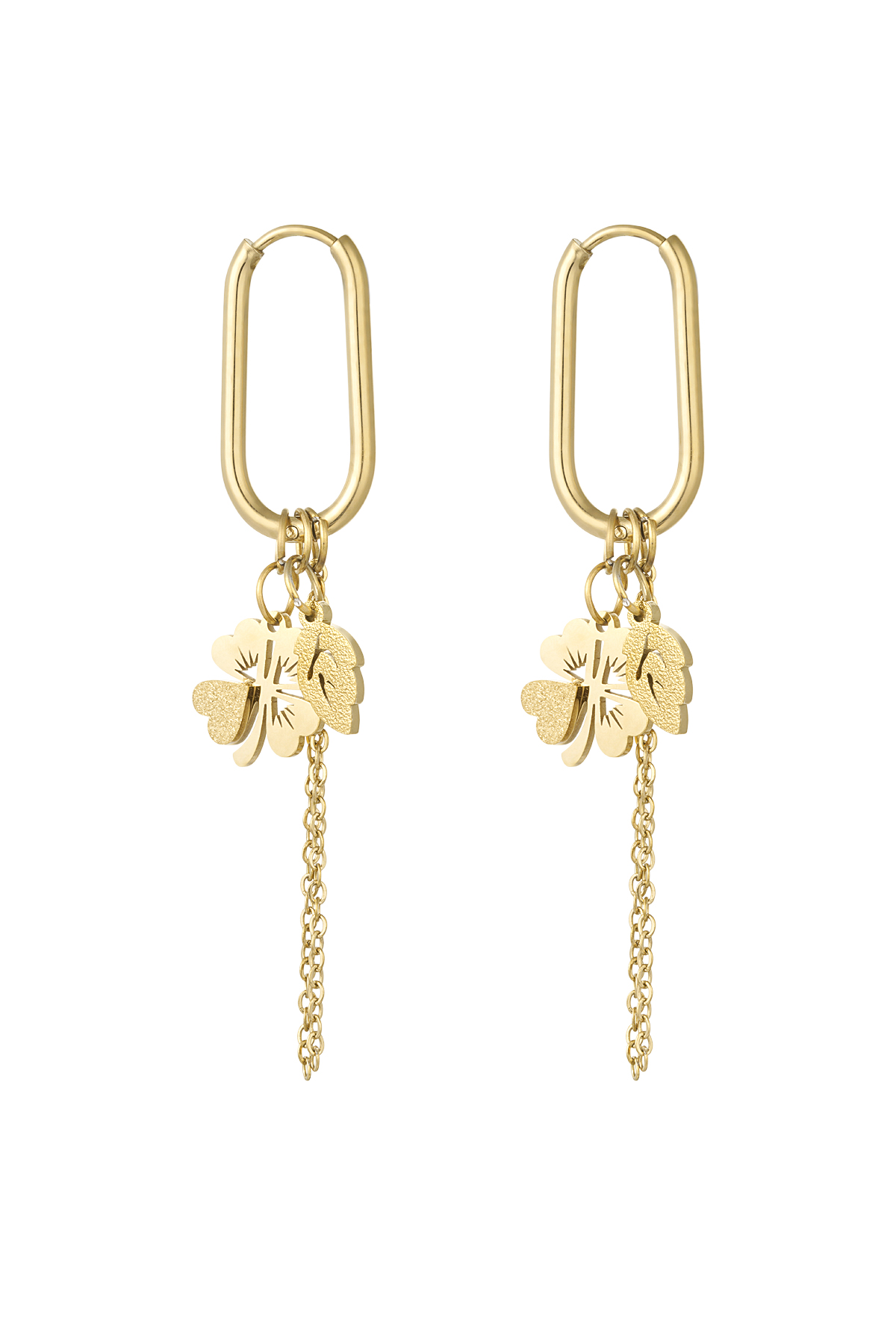 Earrings lucky day - Gold color