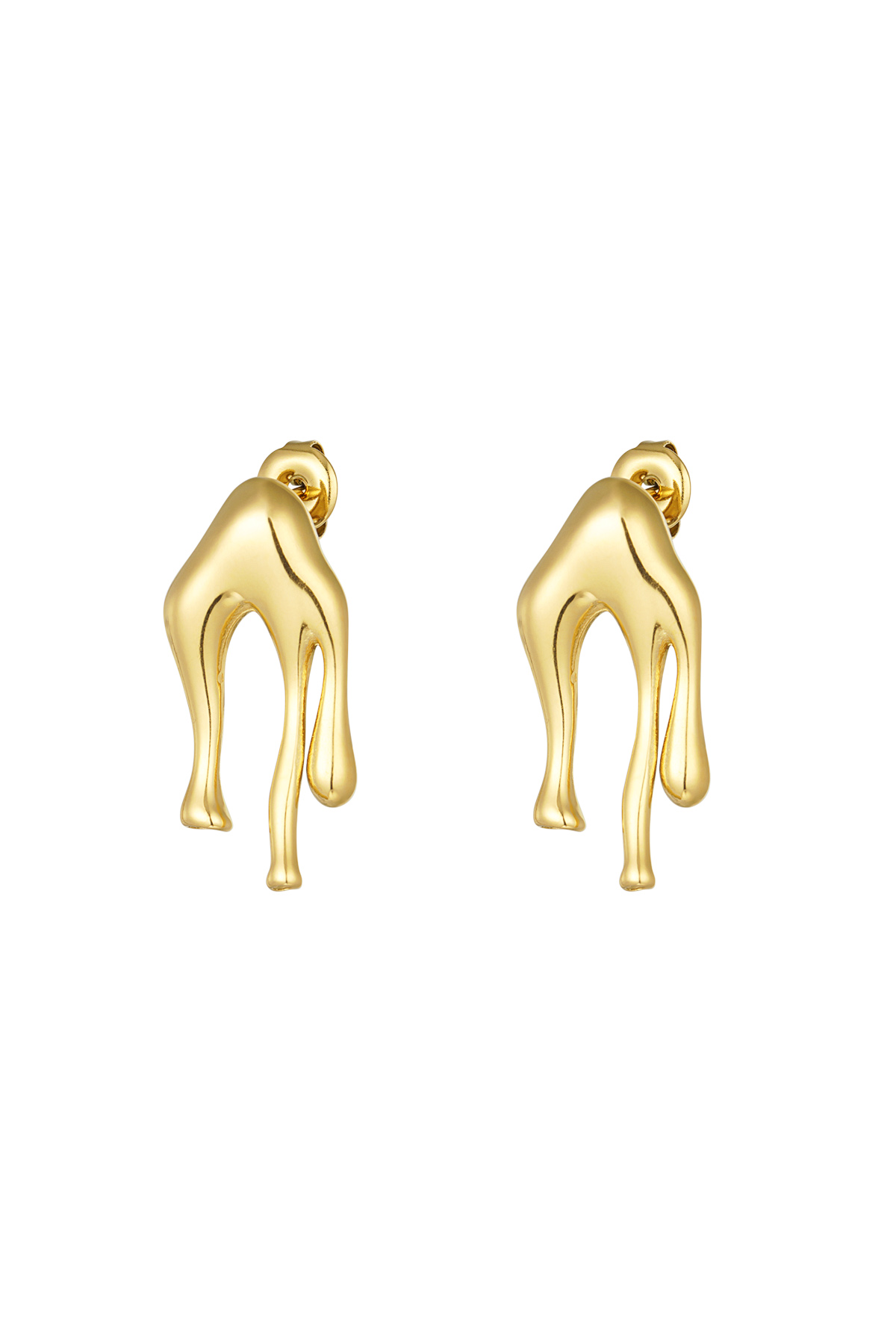 Drip it earrings - gold