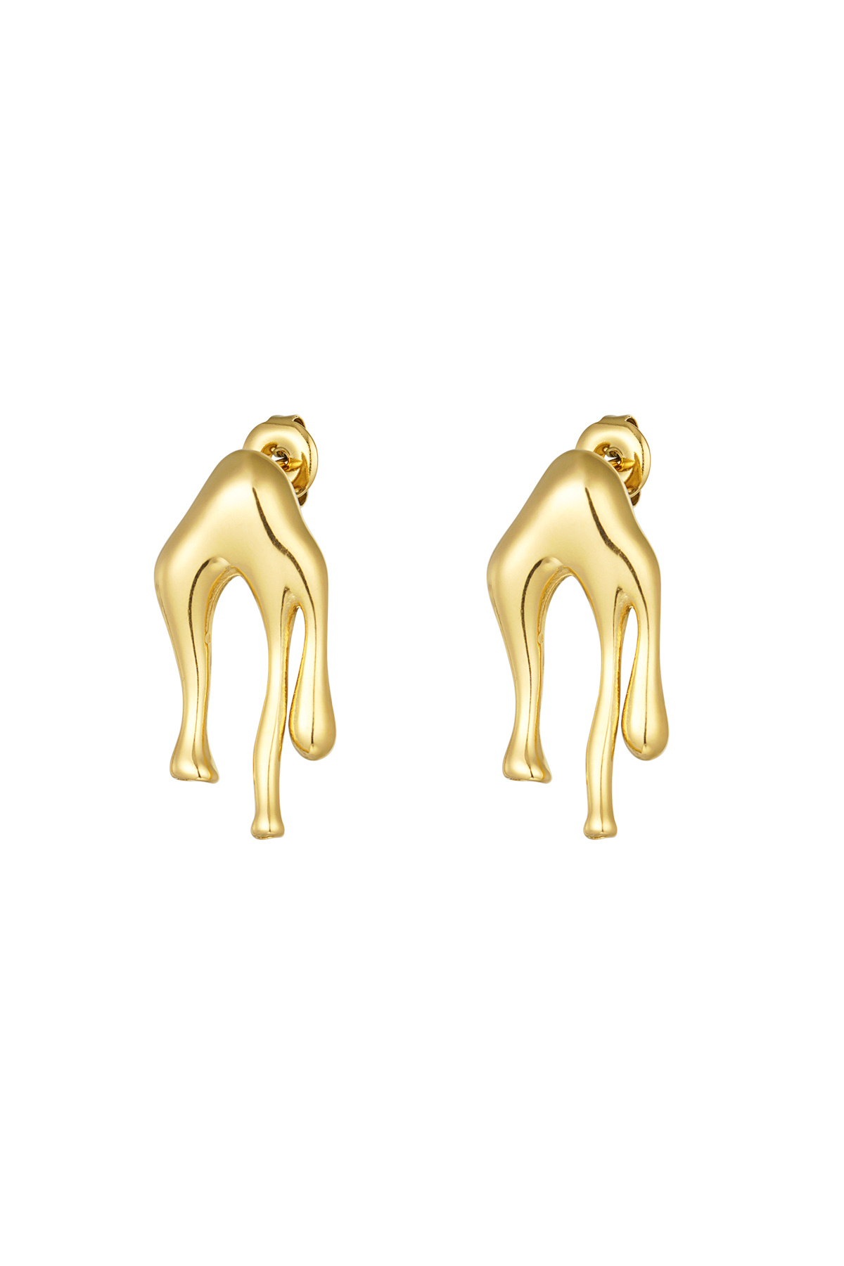 Drip it earrings - Gold color