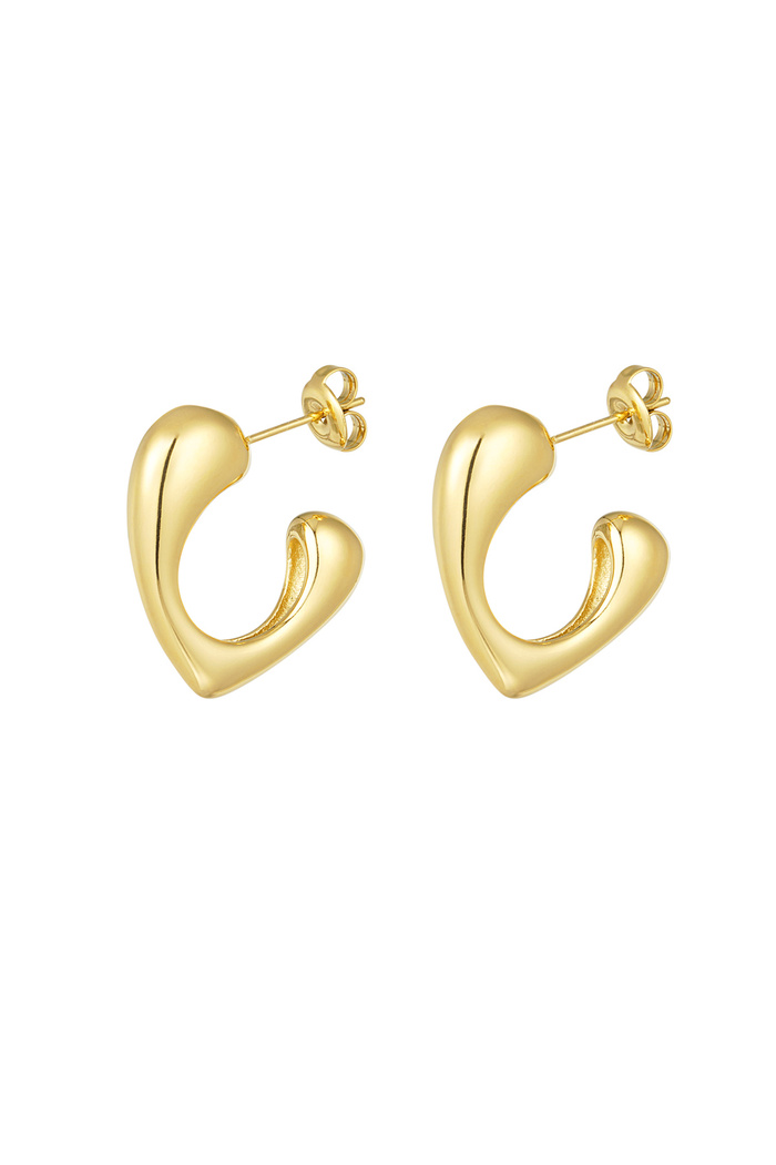 Go get it earrings - gold 