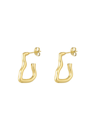 Earrings boogie nights - gold h5 