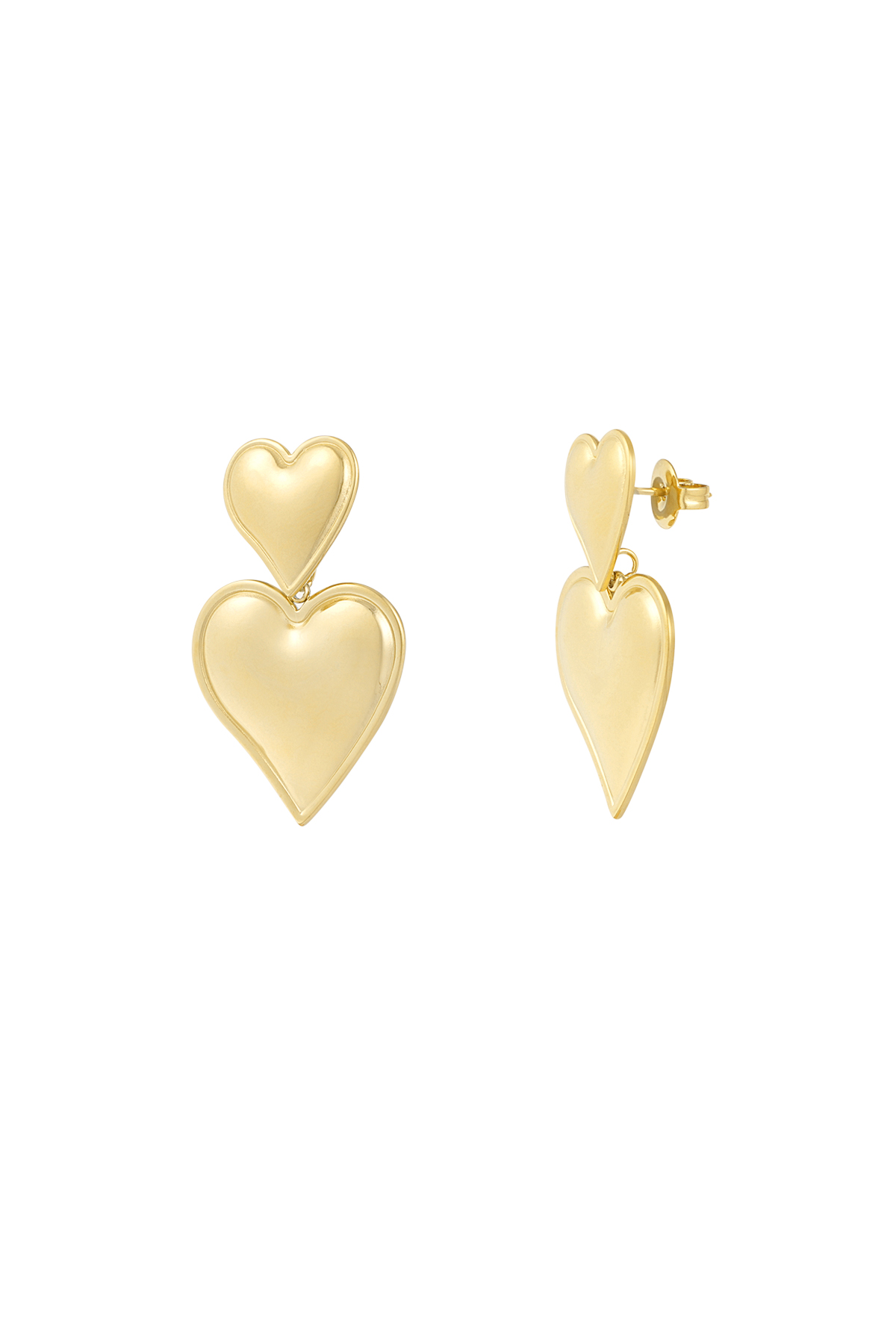 Earrings looking good - gold