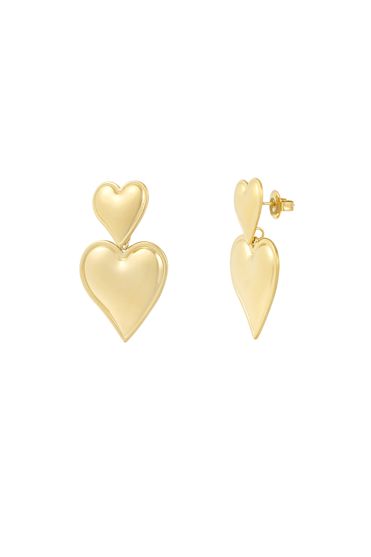 Boucles d'oreilles belles - or h5 