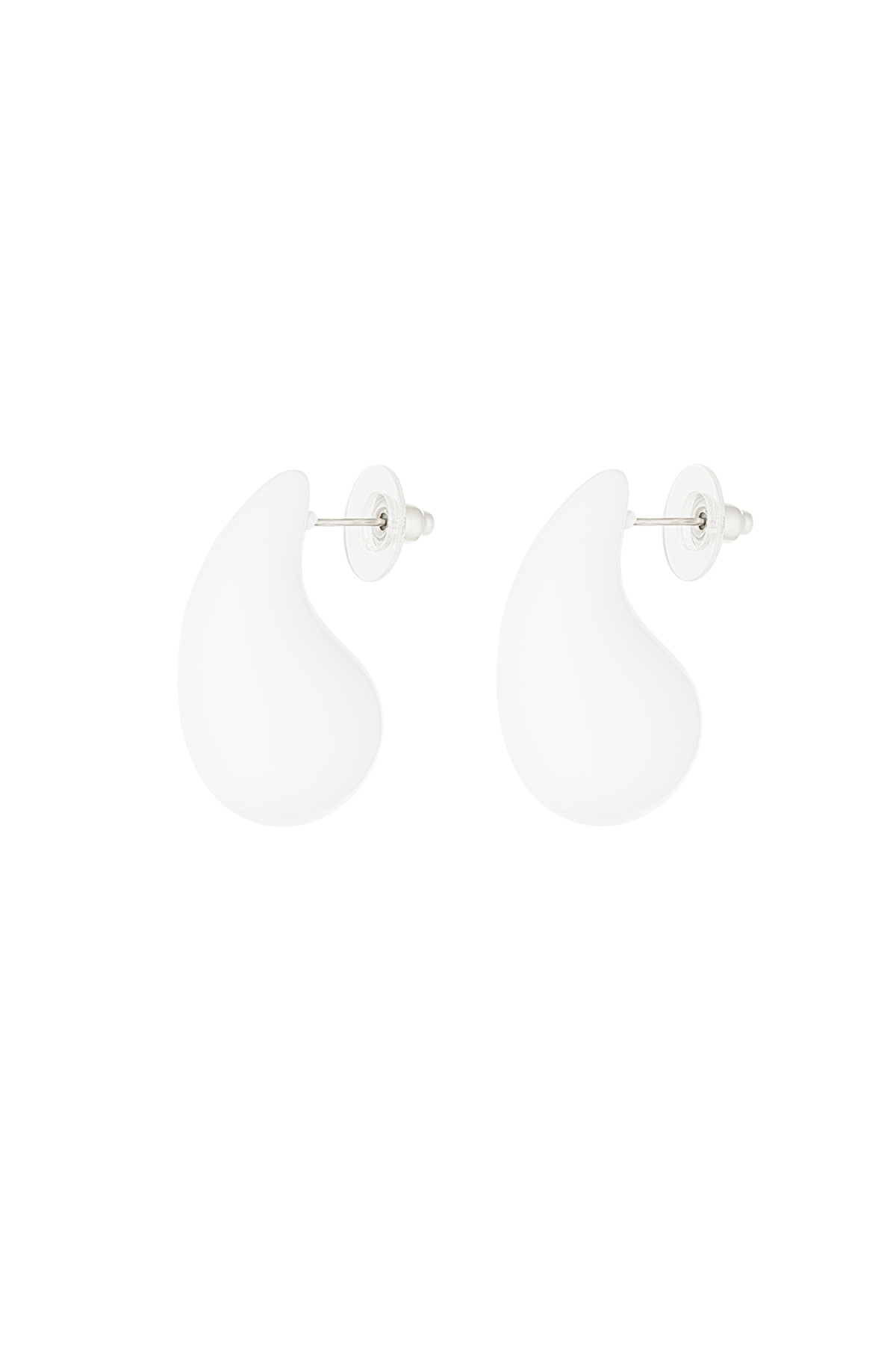 Stylish earrings-white 2