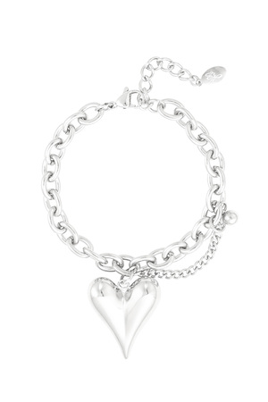 Armband love life - zilver h5 
