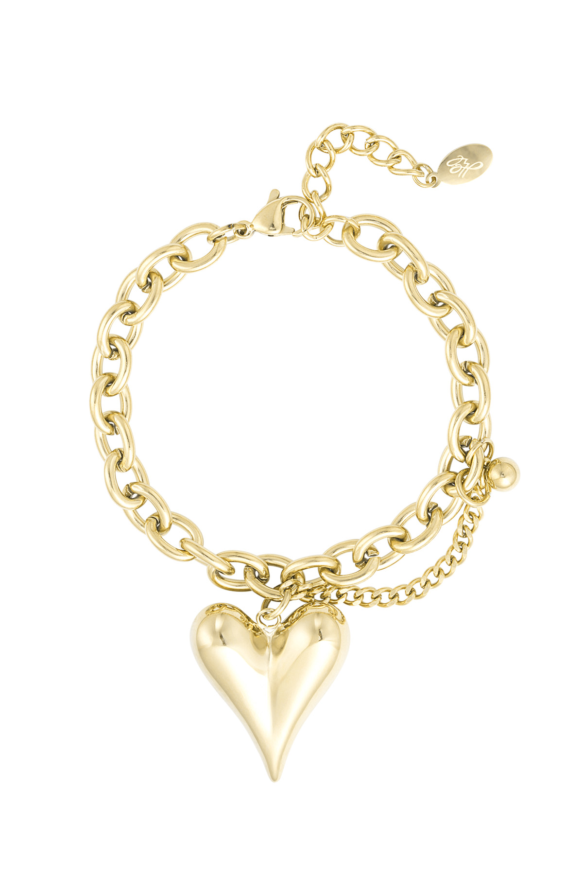 Bracelet love life - gold